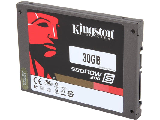 Kingston 2.5" 30GB SATA III Internal Solid State Drive (SSD) SS200S3/30G