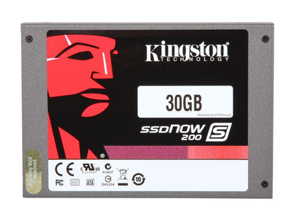 Kingston 2.5" 30GB SATA III Internal Solid State Drive (SSD) SS200S3/30G