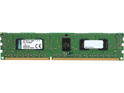Kingston 4GB 240-Pin DDR3 SDRAM ECC Registered DDR3 1600 (PC3 12800) Single Rank Server Memory Model KTD-PE316S8/4G