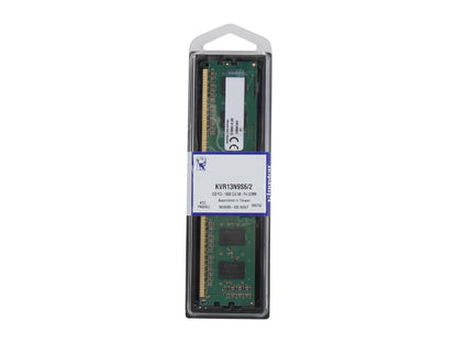 Kingston 2GB 240-Pin DDR3 SDRAM DDR3 1333 (PC3 10600) Desktop Memory Model KVR13N9S6/2