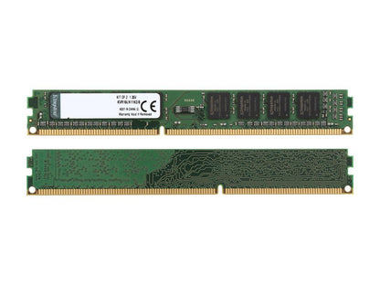 Kingston 8GB (2 x 4GB) 240-Pin DDR3 SDRAM DDR3L 1600 (PC3L 12800) Desktop Memory Model KVR16LN11K2/8
