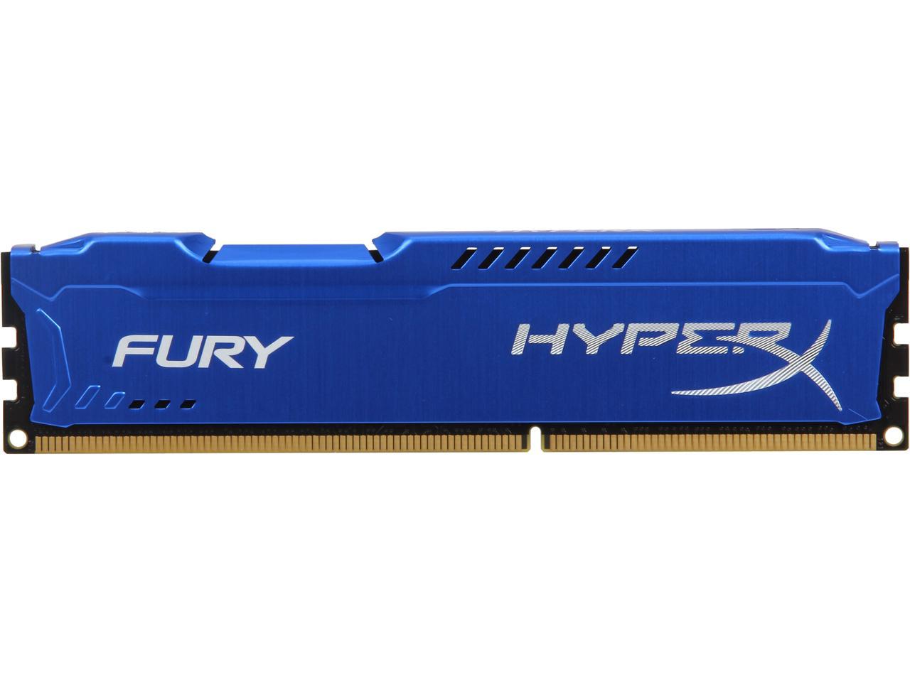 HyperX FURY 4GB 240-Pin DDR3 SDRAM DDR3 1333 (PC3 10600) Desktop Memory Model HX313C9F/4