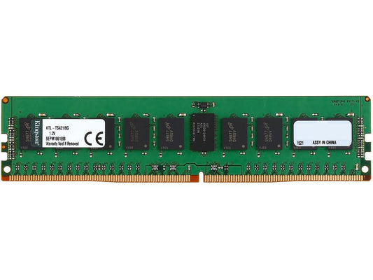 Kingston 8GB 288-Pin DDR4 SDRAM ECC Registered DDR4 2133 (PC4 17000) Server Memory Model KTL-TS421/8G