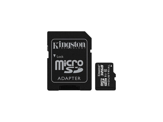 Kingston 32GB microSDHC Industrial Temperature Card + SD Adapter Model SDCIT/32GB