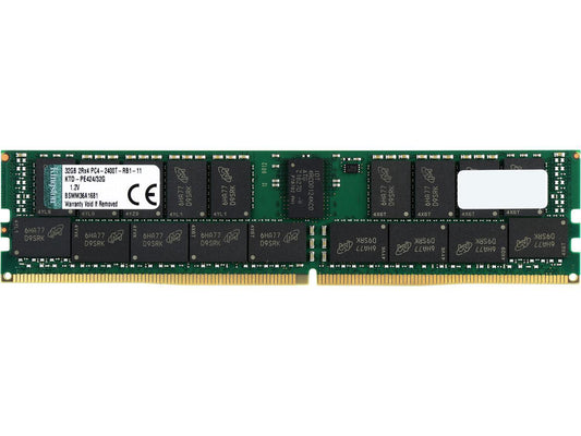 Kingston 32GB (1 x 32GB) DDR4 2400 RAM (System Specific Memory) ECC Reg DIMM (288-Pin) KTD-PE424/32G (select Dell)