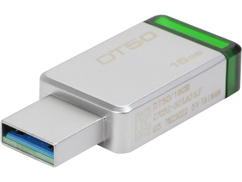 Kingston 16GB DataTraveler 50 USB 3.0 Flash Drive (DT50/16GB)