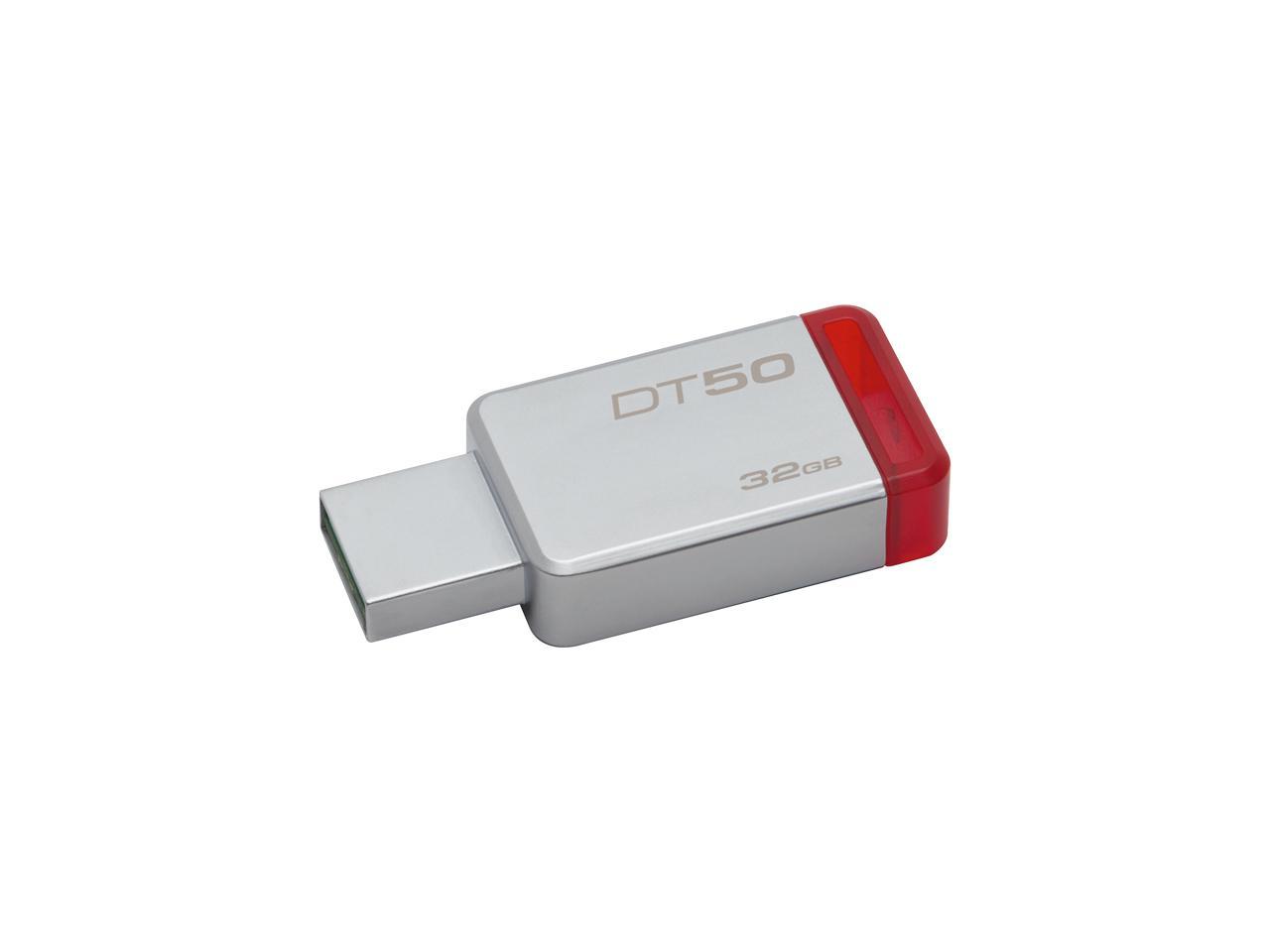 Kingston 32GB DataTraveler 50 USB 3.0 Flash Drive, Speed Up to 100MB/s (DT50/32GB)