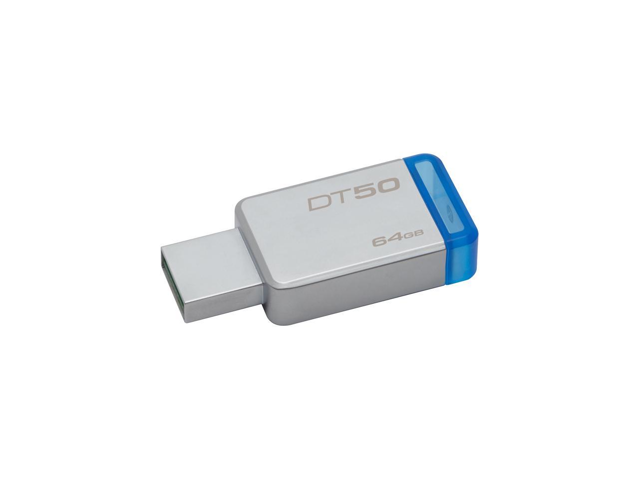 Kingston 64GB DataTraveler 50 USB 3.0 Flash Drive, Speed Up to 100MB/s (DT50/64GB)