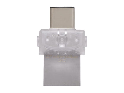 Kingston 128GB Data Traveler DUO3C USB 3.0/3.1 + Type-C Flash Drive (DTDUO3C/128GB)