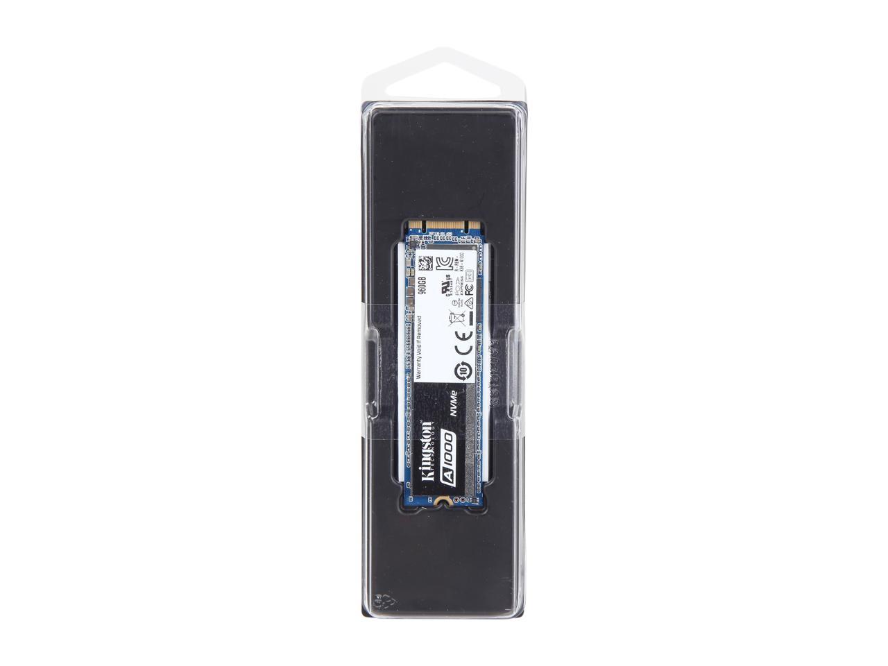 Kingston A1000 M.2 2280 960GB PCI-Express 3.0 x2 3D TLC Internal Solid State Drive (SSD) SA1000M8/960G