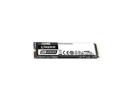 Kingston KC2500 M.2 2280 500GB NVMe PCIe Gen 3.0 x4 96-layer 3D TLC Internal Solid State Drive (SSD) SKC2500M8/500G