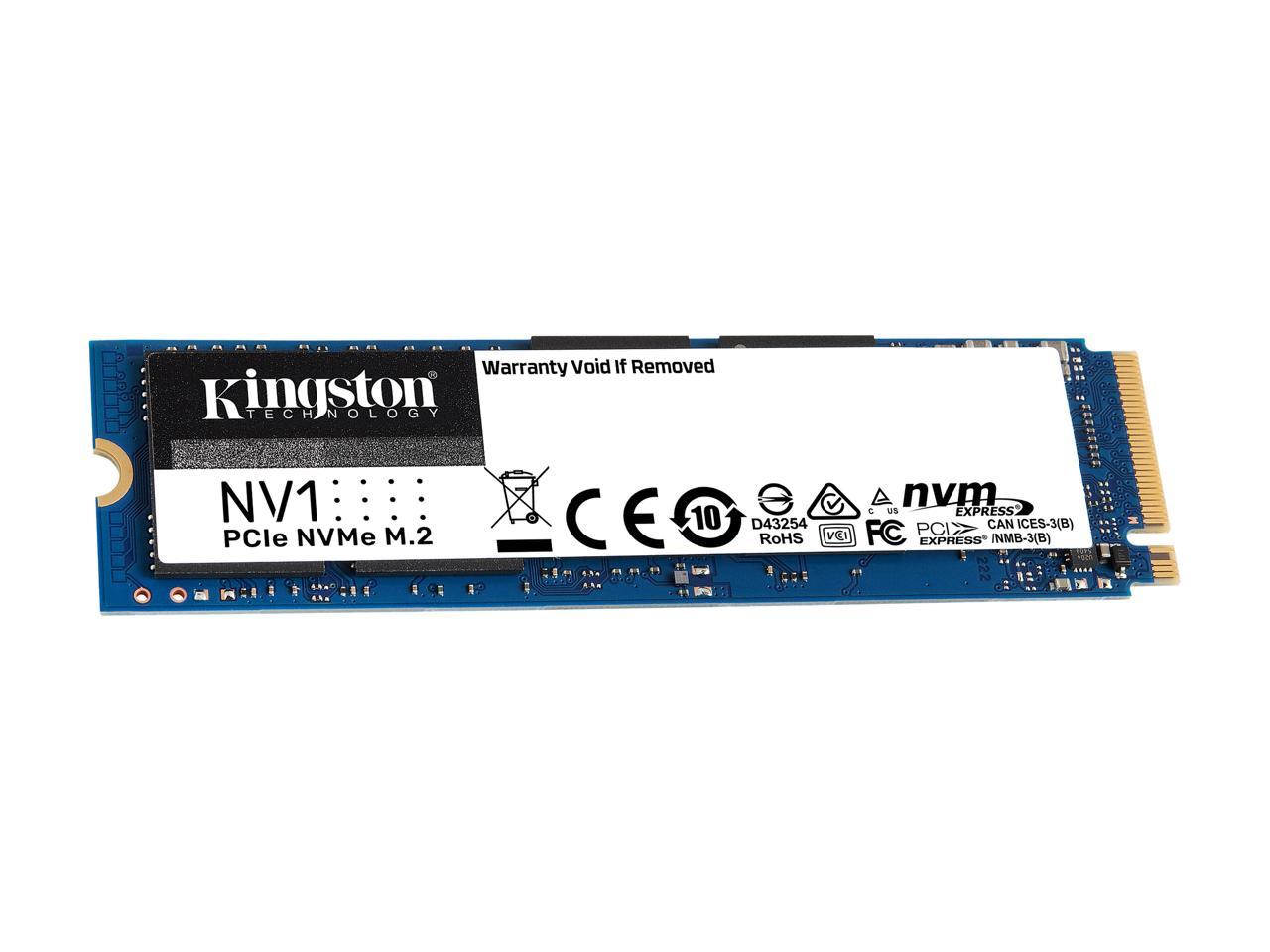 Kingston NV1 1TB M.2 2280 NVMe PCIe Internal SSD Up to 2100 MB/s SNVS/1000G