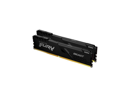 Kingston FURY Beast 32GB (2 x 16GB) 288-Pin PC RAM DDR4 3600 (PC4 28800) Desktop Memory Model KF436C18BBK2/32