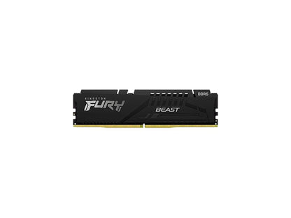 Kingston FURY Beast 16GB 288-Pin PC RAM DDR5 4800 (PC5 38400) Desktop Memory Model KF548C38BB-16