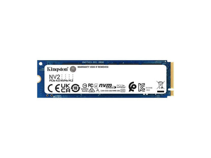 Kingston NV2 250G M.2 2280 NVMe PCIe Internal SSD Up to 3000 MB/s SNV2S/250G