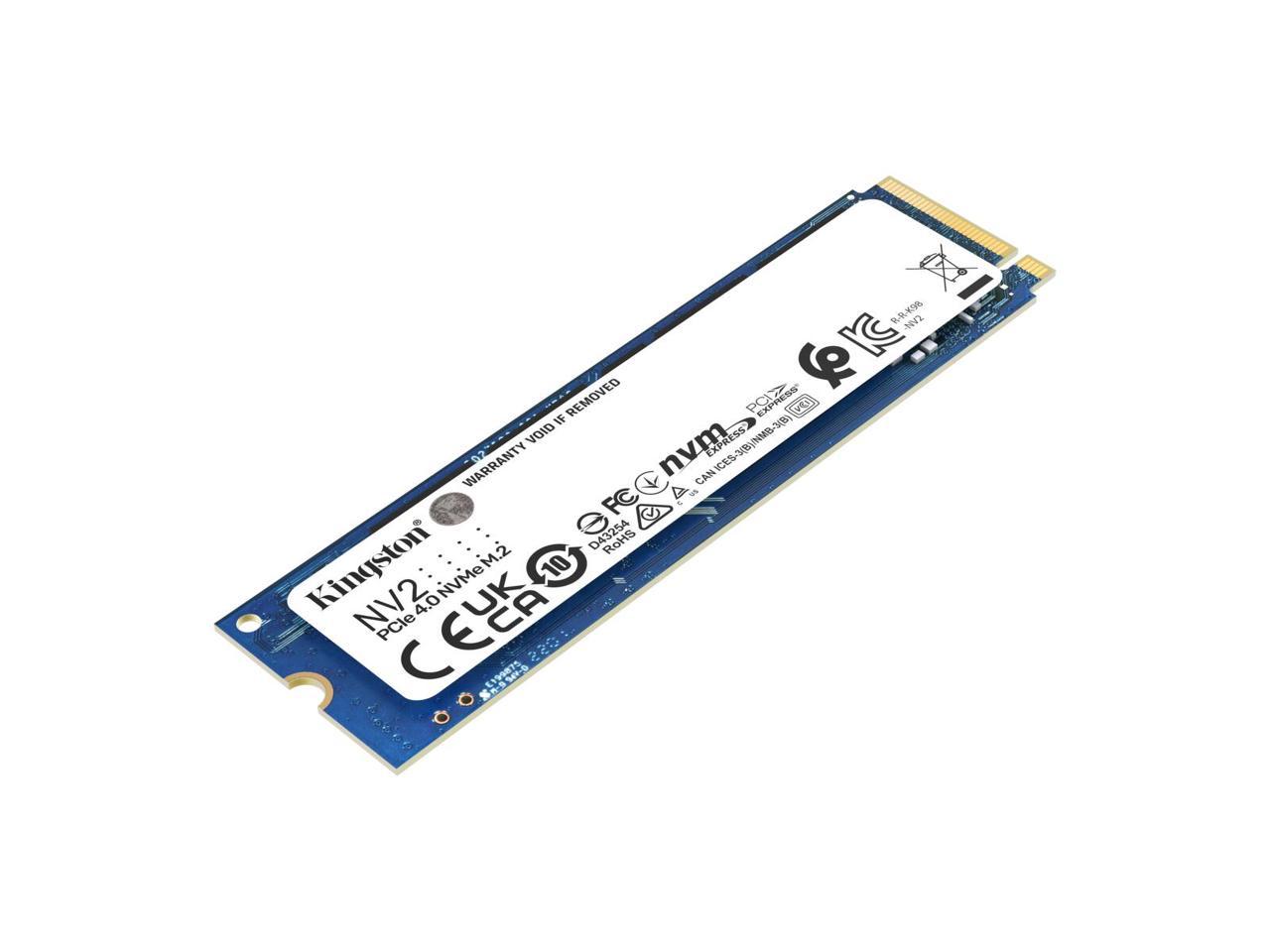 Kingston NV2 500G M.2 2280 NVMe PCIe Internal SSD Up to 3500 MB/s SNV2S/500G