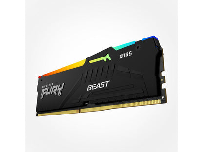 Kingston FURY Beast 32GB (2 x 16GB) 288-Pin PC RAM DDR5 6000 (PC5 48000) Memory (Desktop Memory) Model KF560C36BBEAK2-32