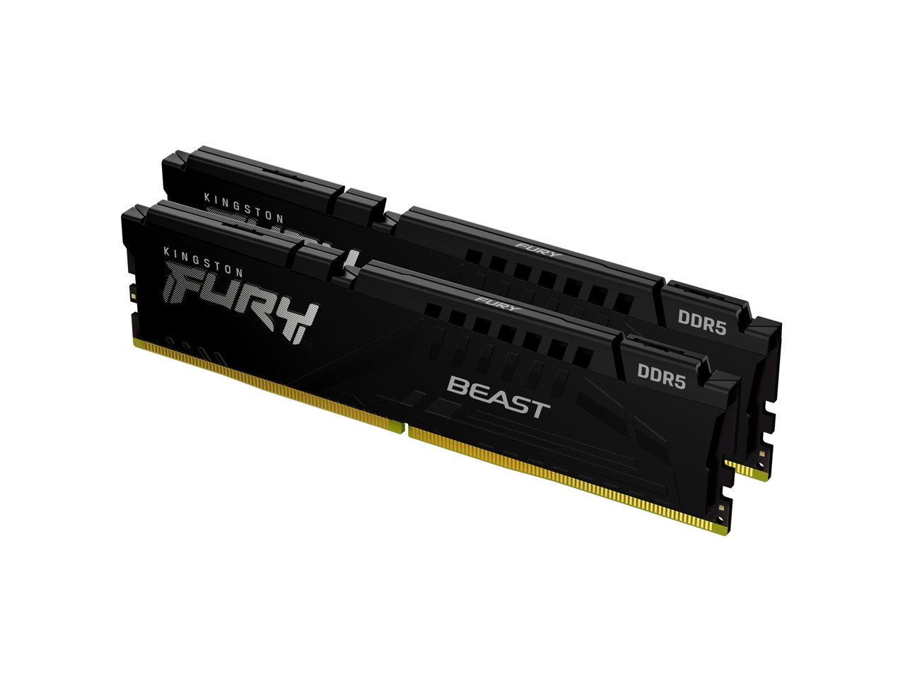 Kingston FURY Beast Black 32GB (2 x 16GB) DDR5 5200 (PC5 41600) Memory (Desktop Memory) Model KF552C36BBEK2-32