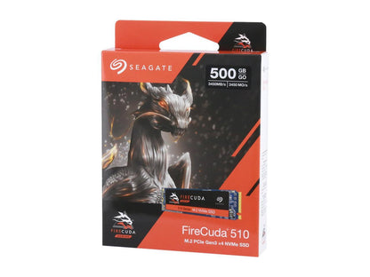 Seagate FireCuda 510 M.2 2280 500GB PCIe G3 x4, NVMe 1.3 3D TLC Internal Solid State Drive (SSD) ZP500GM3A001