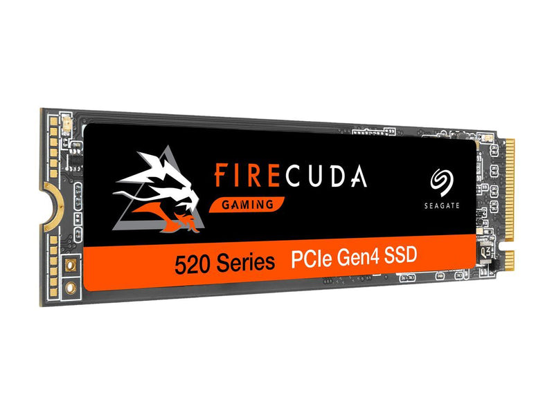 Seagate FireCuda 520 M.2 2280 500GB PCIe Gen4 x4, NVMe 1.3 3D TLC Internal Solid State Drive (SSD) ZP500GM3A002