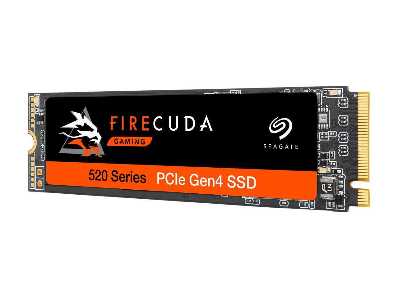 Seagate FireCuda 520 M.2 2280 2TB PCIe Gen4 x4, NVMe 1.3 3D TLC Internal Solid State Drive (SSD) ZP2000GM3A002