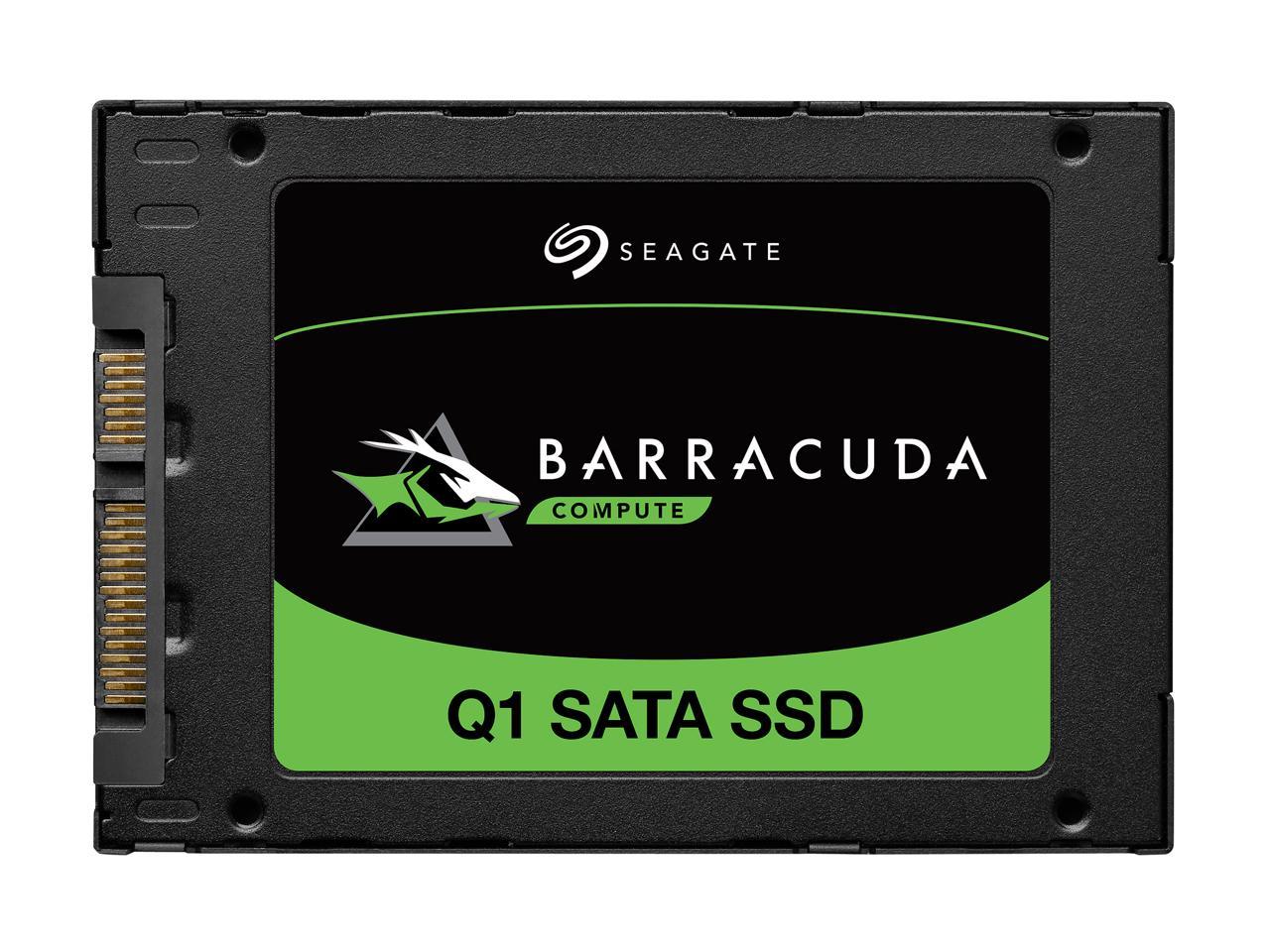 Seagate BarraCuda Q1 SSD 960GB Internal Solid State Drive - 2.5 Inch SATA 6Gb/s for PC Laptop Upgrade 3D QLC NAND (ZA960CV1A001)