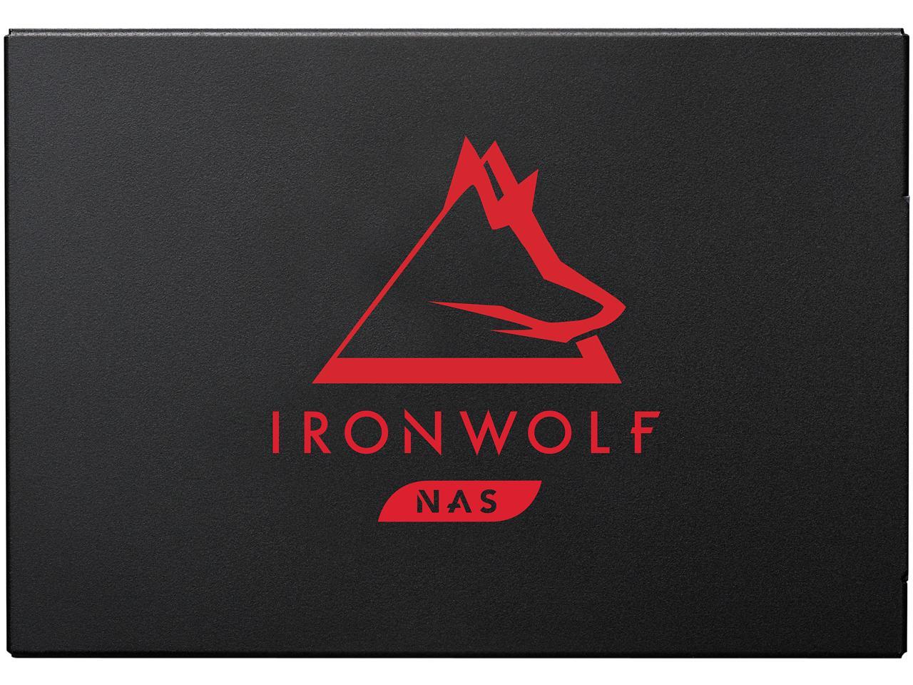 Seagate IronWolf 125 SSD 250GB NAS Internal Solid State Drive - 2.5 Inch SATA 6Gb/s Speeds of up to 560 MB/s, 0.6 DWPD Endurance and 24x7 Performance for Creative Pro and SMB/SME (ZA250NM1A002)