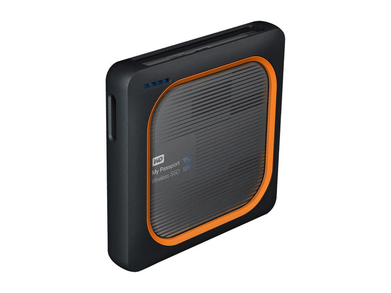 WD 500GB My Passport Wireless SSD External Portable Drive - One-touch SD Card Backup, AC Wi-Fi, USB 3.0, Mobile Access & 4K Streaming
