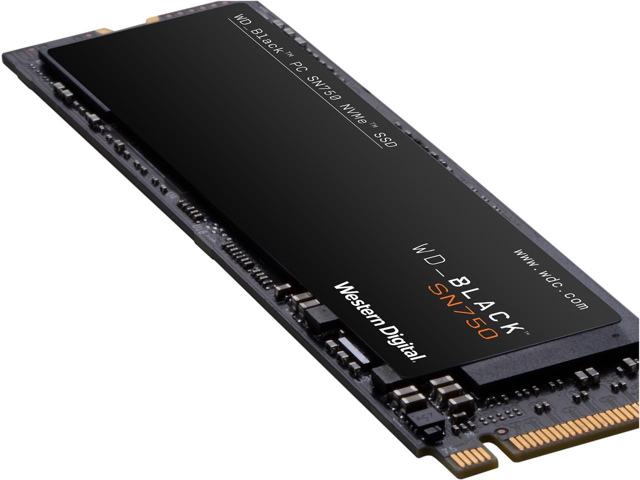 Western Digital WD BLACK SN750 NVMe M.2 2280 2TB PCI-Express 3.0 x4 64-layer 3D NAND Internal Solid State Drive (SSD) WDS200T3X0C
