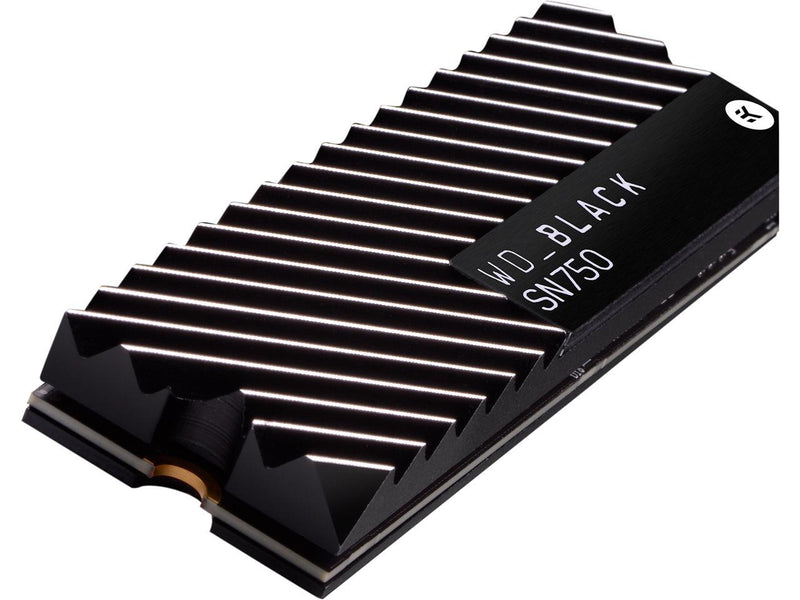 Western Digital WD BLACK SN750 NVMe M.2 2280 2TB PCI-Express 3.0 x4 64-layer 3D NAND Internal Solid State Drive (SSD) WDS200T3XHC W/ Heatsink