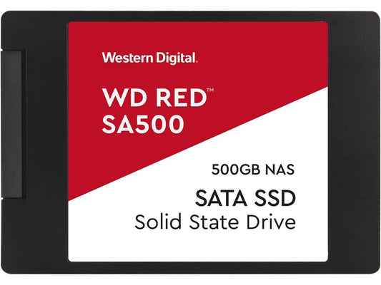 Western Digital WD Red SA500 2.5" 500GB SATA III 3D NAND Internal Solid State Drive (SSD) WDS500G1R0A