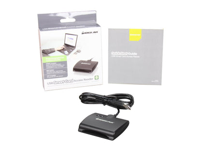 IOGEAR GSR202 USB 2.0 Smart Card Acess Reader Black