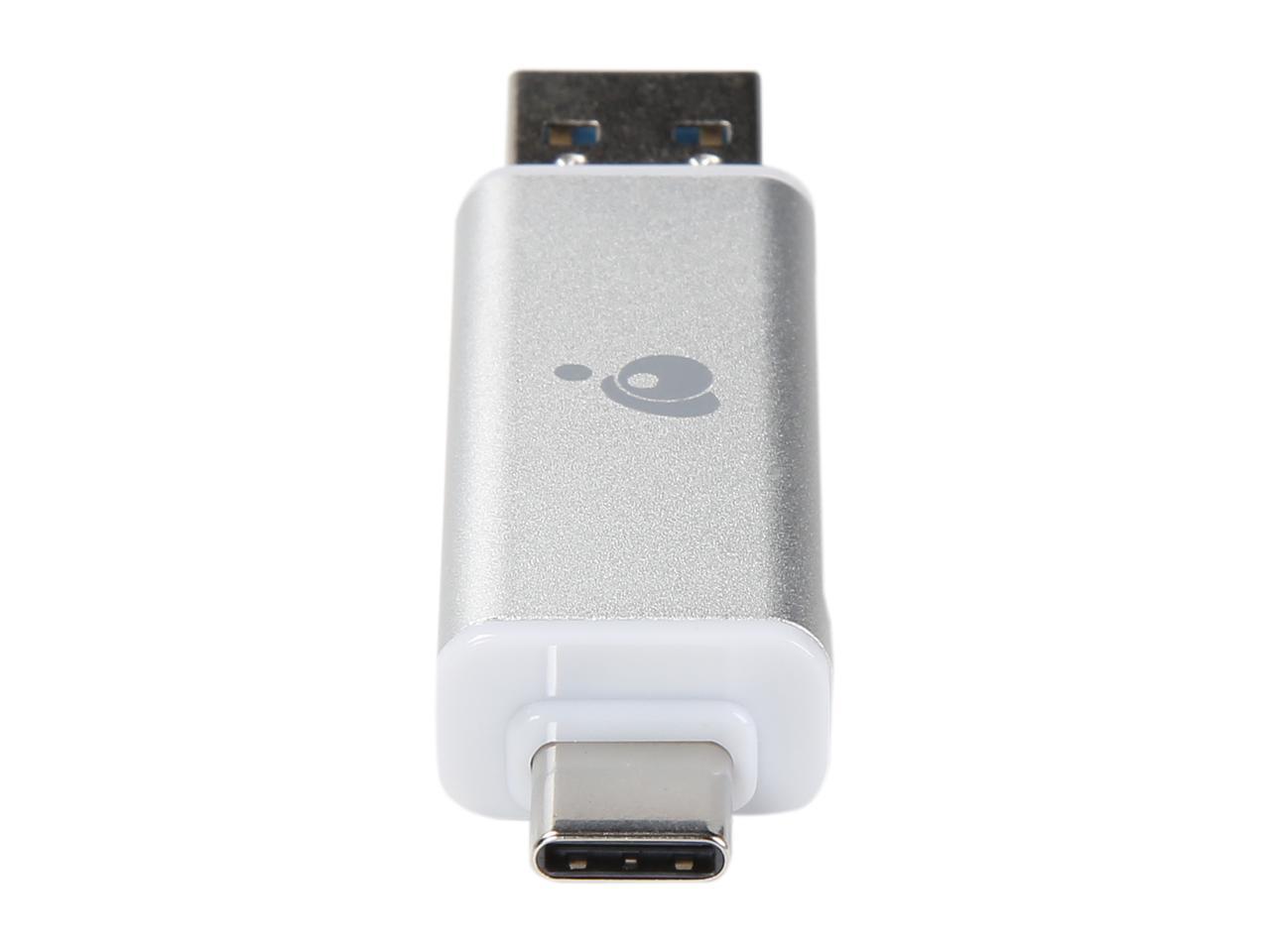 IOGEAR GFR3C12 SD/microSD USB-C / USB-A Duo Card Reader/Writer