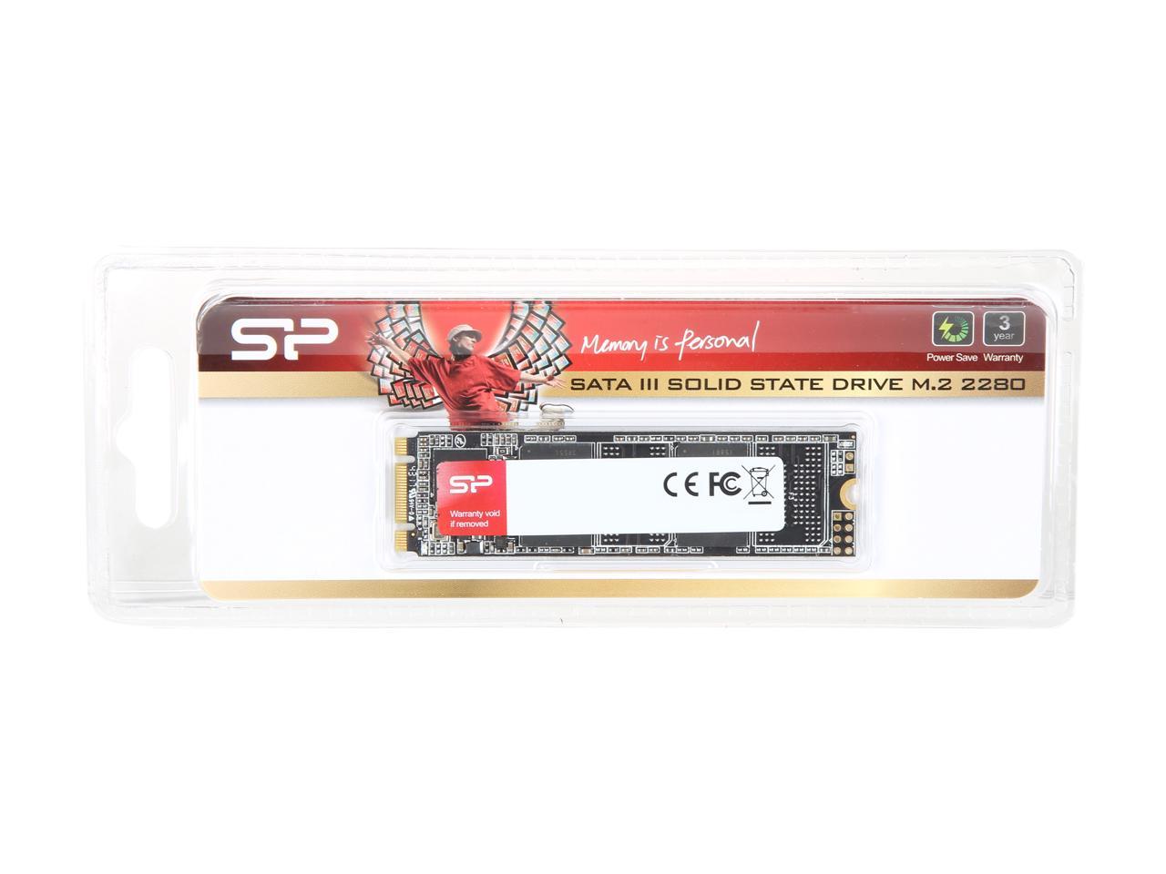 Silicon Power Ace A55 M.2 2280 512GB SATA III 3D NAND Internal Solid State Drive (SSD) SU512GBSS3A55M28NE