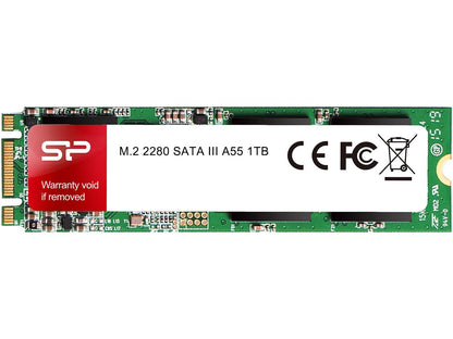 Silicon Power Ace A55 M.2 2280 1TB SATA III 3D NAND Internal Solid State Drive (SSD) SP001TBSS3A55M28