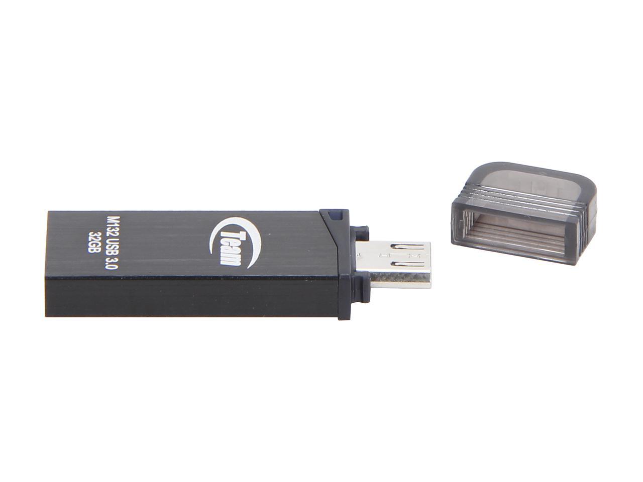 Team M132 32GB USB 3.0 Flash Drive With OTG Support Model TM13232GB01