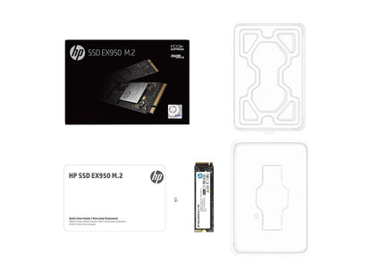 HP EX950 M.2 2280 1TB PCle Gen3 x4, NVMe1.3 3D NAND Internal Solid State Drive (SSD) 5MS23AA#ABC