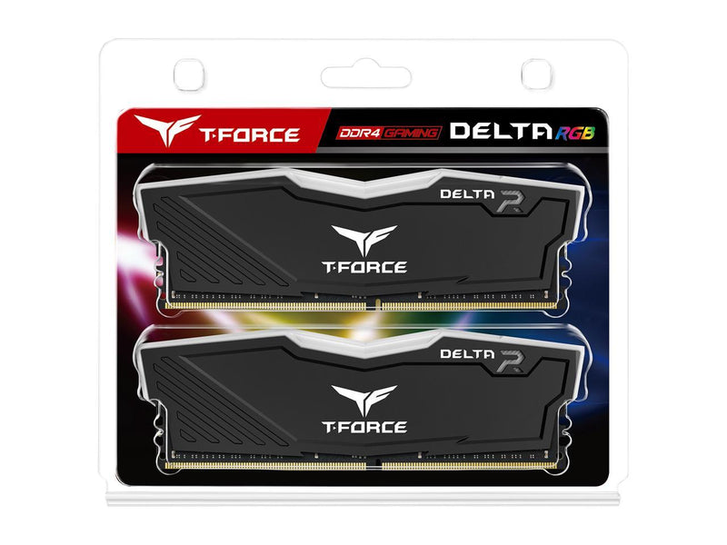 Team T-Force Delta RGB 8GB (2 x 4GB) 288-Pin DDR4 SDRAM DDR4 3000 (PC4 24000) Desktop Memory Model TF3D48G3000HC16CDC01