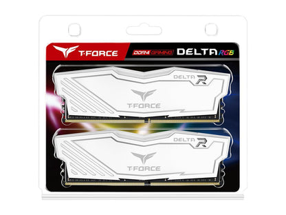 Team T-Force Delta RGB 16GB (2 x 8GB) 288-Pin DDR4 SDRAM DDR4 3000 (PC4 24000) Intel XMP 2.0 Desktop Memory Model TF4D416G3000HC16CDC01
