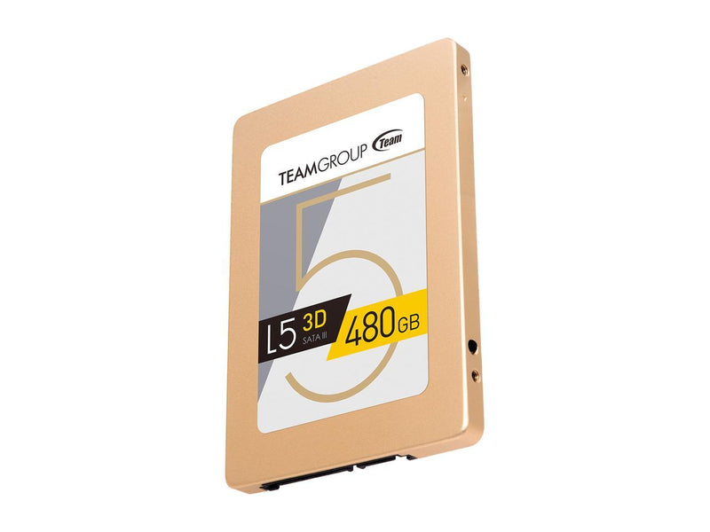 Team Group L5 3D 2.5" 480GB SATA III 3D NAND Internal Solid State Drive (SSD) T253TD480G3C101