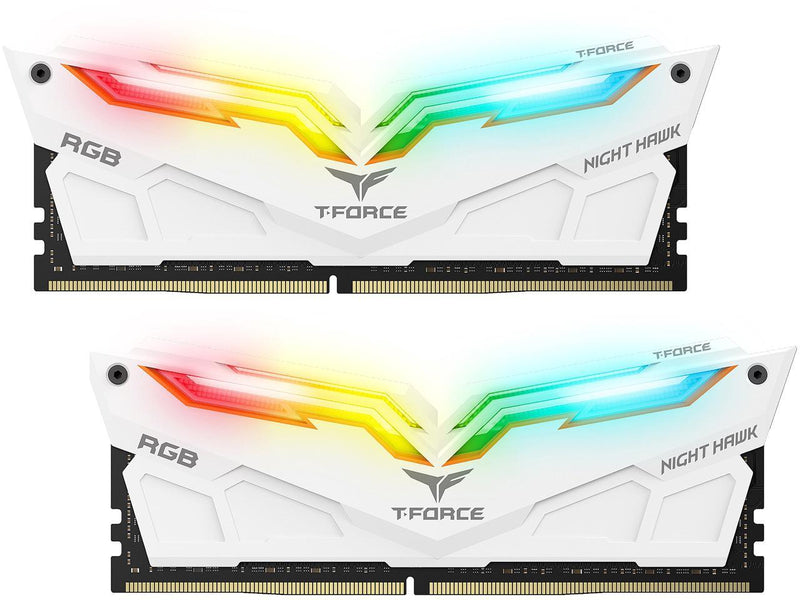 Team T-Force Night Hawk RGB 16GB (2 x 8GB) 288-Pin DDR4 SDRAM DDR4 3600 (PC4 28800) Desktop Memory Model TF2D416G3600HC18EDC01