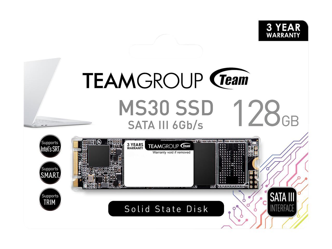 Team MS30 M.2 2280 128GB SATA III TLC Internal Solid State Drive (SSD) TM8PS7128G0C101
