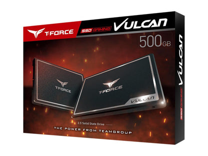 Team T-Force VULCAN 2.5" 500GB SATA III 3D NAND Internal Solid State Drive (SSD) T253TV500G3C301