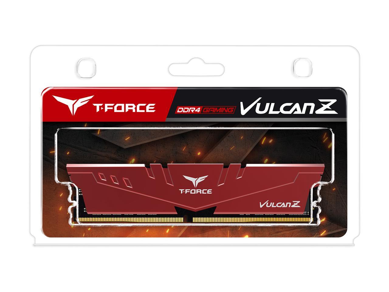 Team T-FORCE VULCAN Z 8GB 288-Pin DDR4 SDRAM DDR4 3200 (PC4 25600) Desktop Memory Model TLZRD48G3200HC16C01