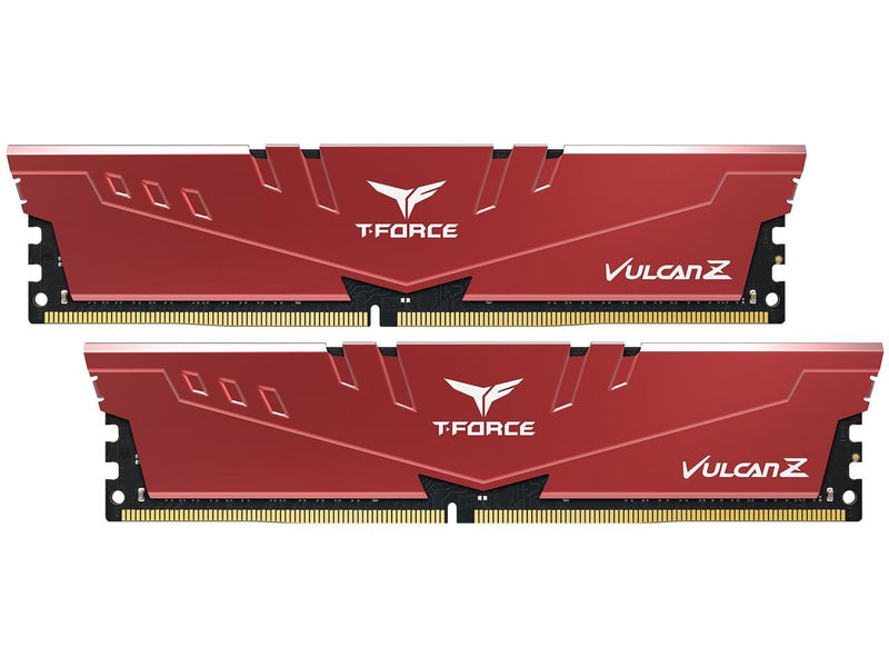 Team T-FORCE VULCAN Z 16GB (2 x 8GB) 288-Pin DDR4 SDRAM DDR4 3200 (PC4 25600) Intel XMP 2.0 Desktop Memory Model TLZRD416G3200HC16CDC01