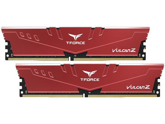 Team T-FORCE VULCAN Z 32GB (2 x 16GB) 288-Pin DDR4 SDRAM DDR4 3200 (PC4 25600) Intel XMP 2.0 Desktop Memory Model TLZRD432G3200HC16CDC01