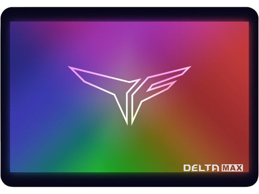Team T-FORCE Delta Max RGB SSD 2.5" 1TB SATA III 3D NAND Internal RGB Solid State Drive (SSD) (For MB with 5V ADD Header)