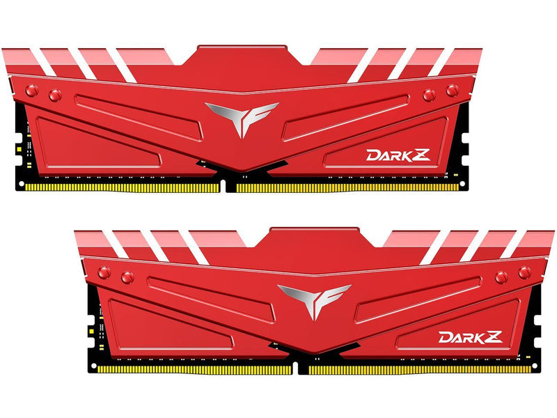 Team T-FORCE DARK Z 16GB (2 x 8GB) 288-Pin DDR4 SDRAM DDR4 3200 (PC4 25600) Intel XMP 2.0 Desktop Memory Model TDZRD416G3200HC16CDC01