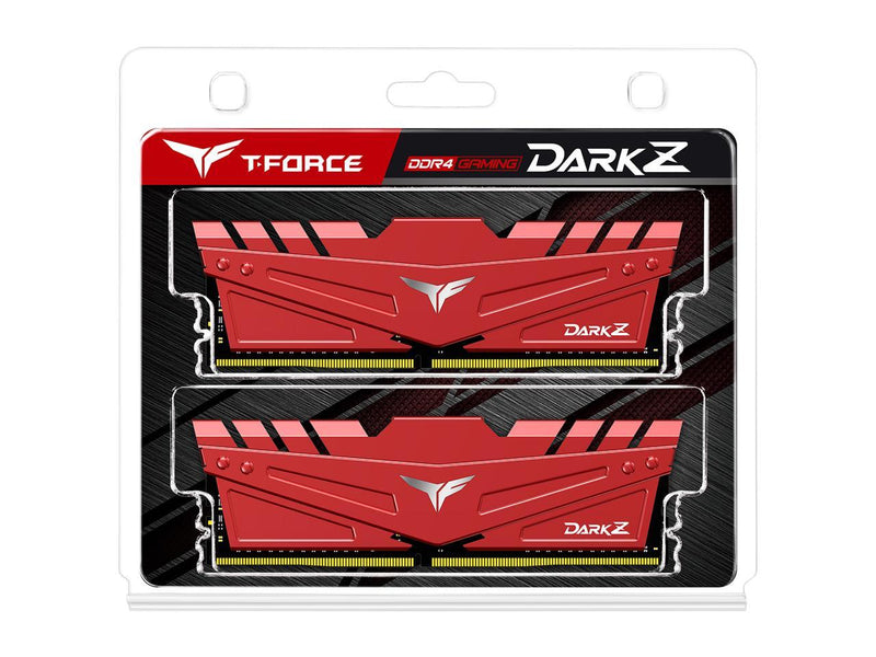 Team T-FORCE DARK Z 16GB (2 x 8GB) 288-Pin DDR4 SDRAM DDR4 3200 (PC4 25600) Intel XMP 2.0 Desktop Memory Model TDZRD416G3200HC16CDC01