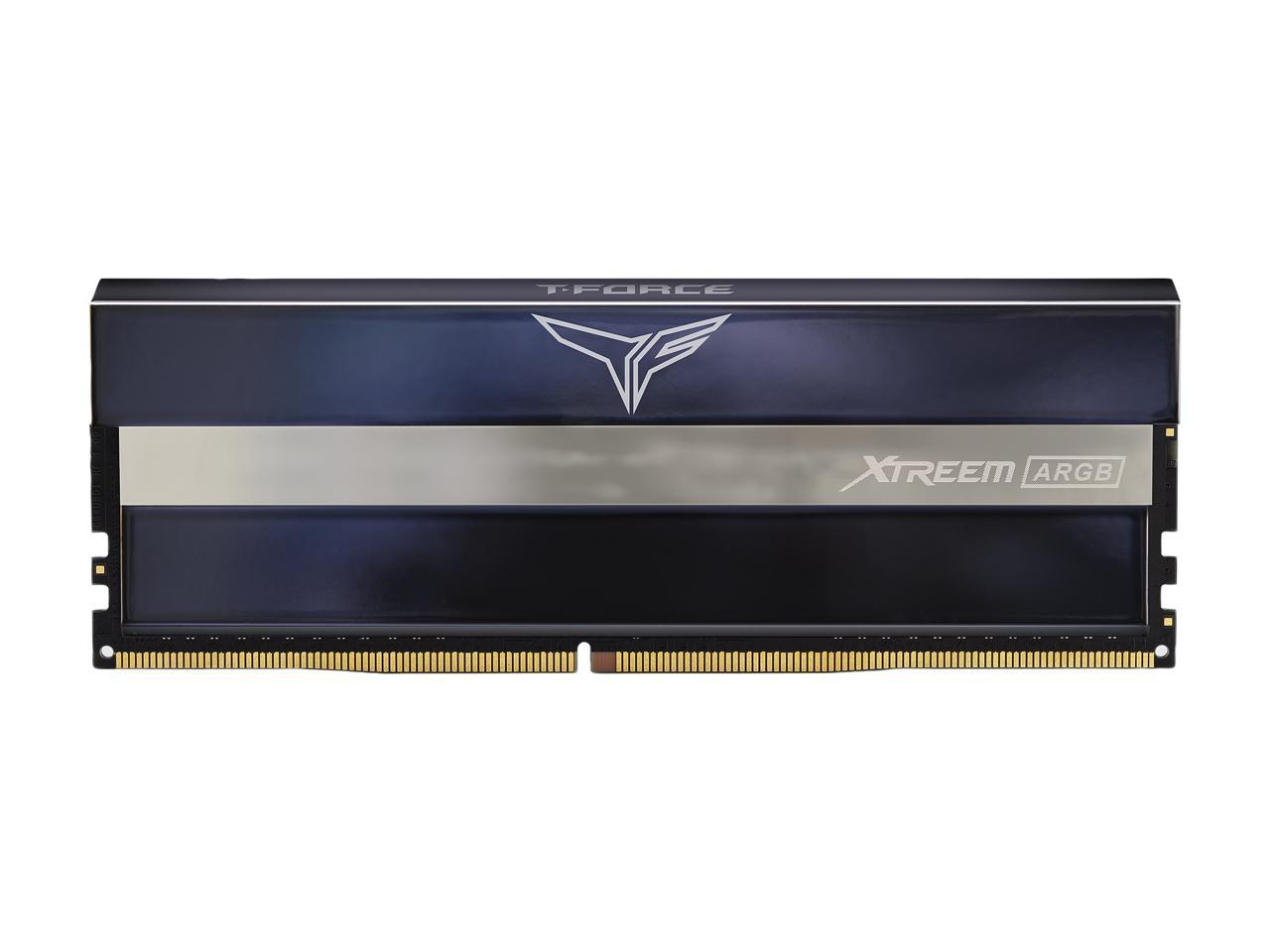 Team T-Force XTREEM ARGB 16GB (2 x 8GB) 288-Pin DDR4 SDRAM DDR4 3600 (PC4 28800) Desktop Memory Model TF10D416G3600HC18JDC01